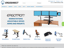 Tablet Screenshot of ergodirect.com